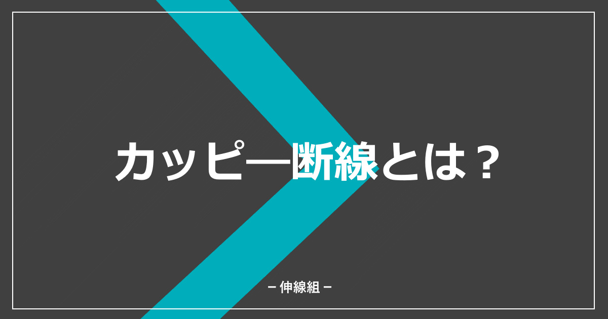 カッピ―断線についての記事のサムネ画像